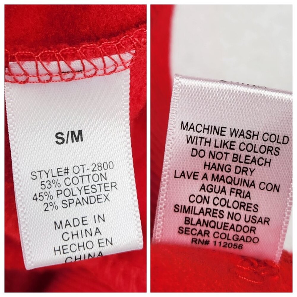 Zenana Outfitters Womens Oversized Hoodie Dress Size S/M Red - Picture 5 of 7
